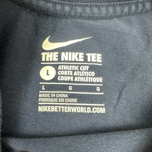 Houston Astros Shirt Nike Tee MLB Baseball Blue Short‎ Sleeve Crew Neck Astros L - Picture 7 of 9